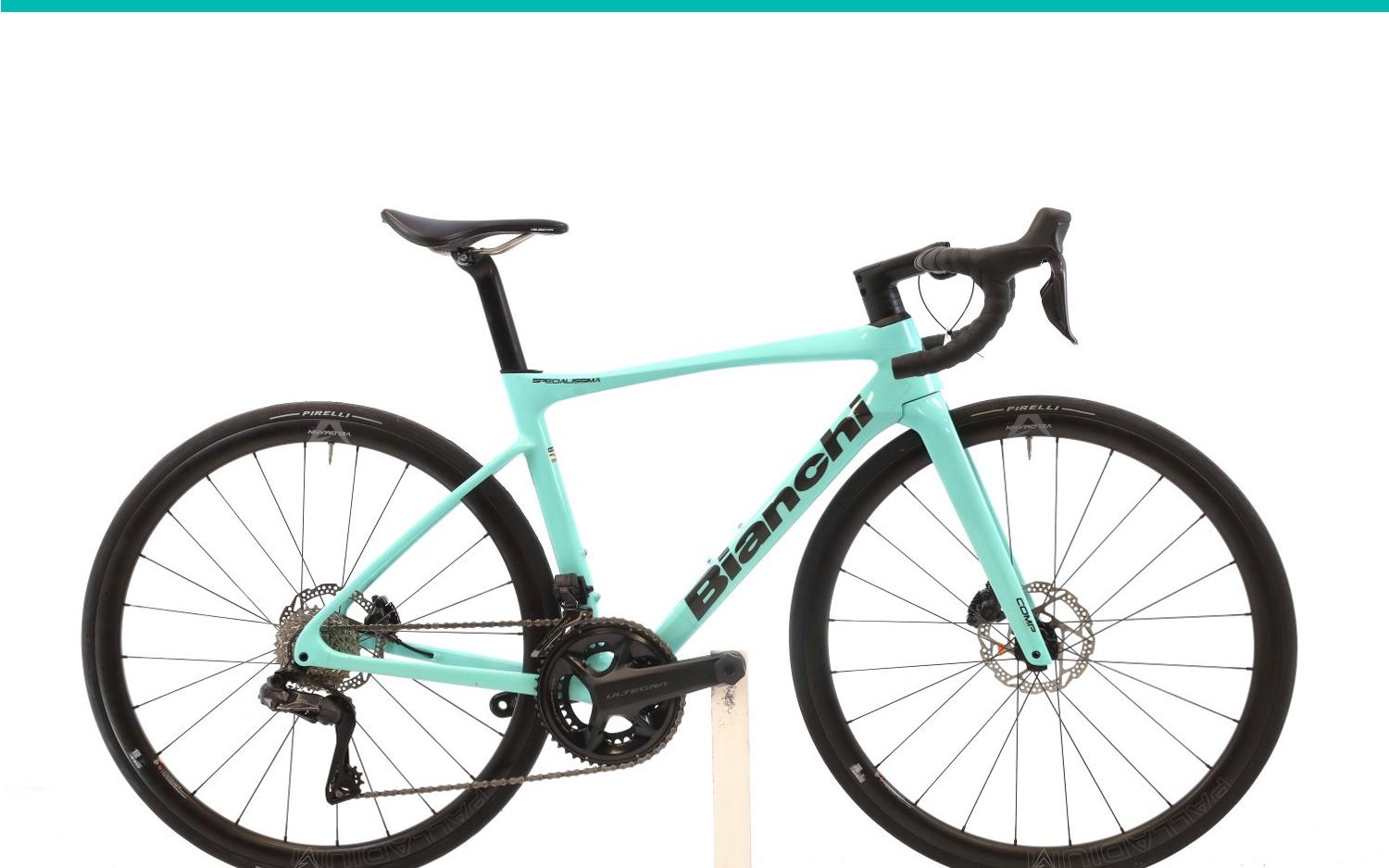 Bici da corsa Bianchi Zyclora ·  Specialissima Comp Di2 12V, Usata, 2025, Barcelona