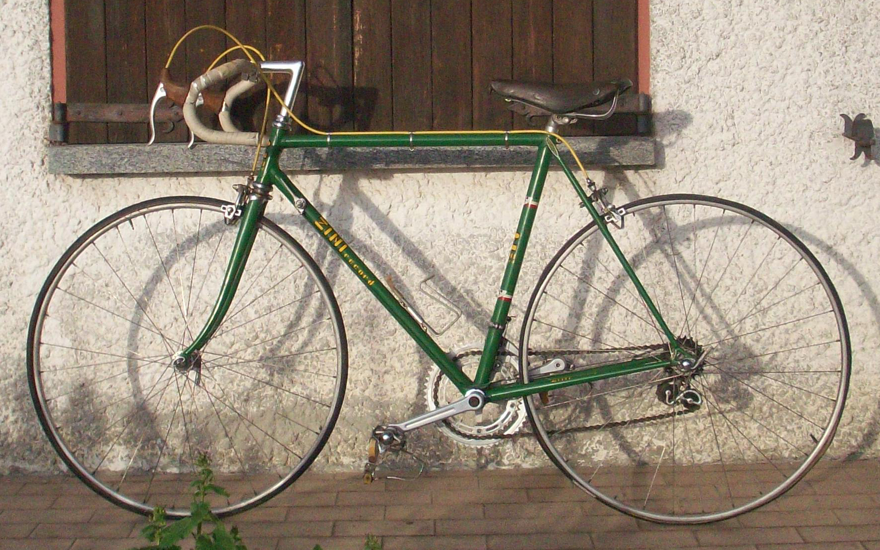 Bici da corsa Zini Record, Usata, Decennio 1980, Piacenza